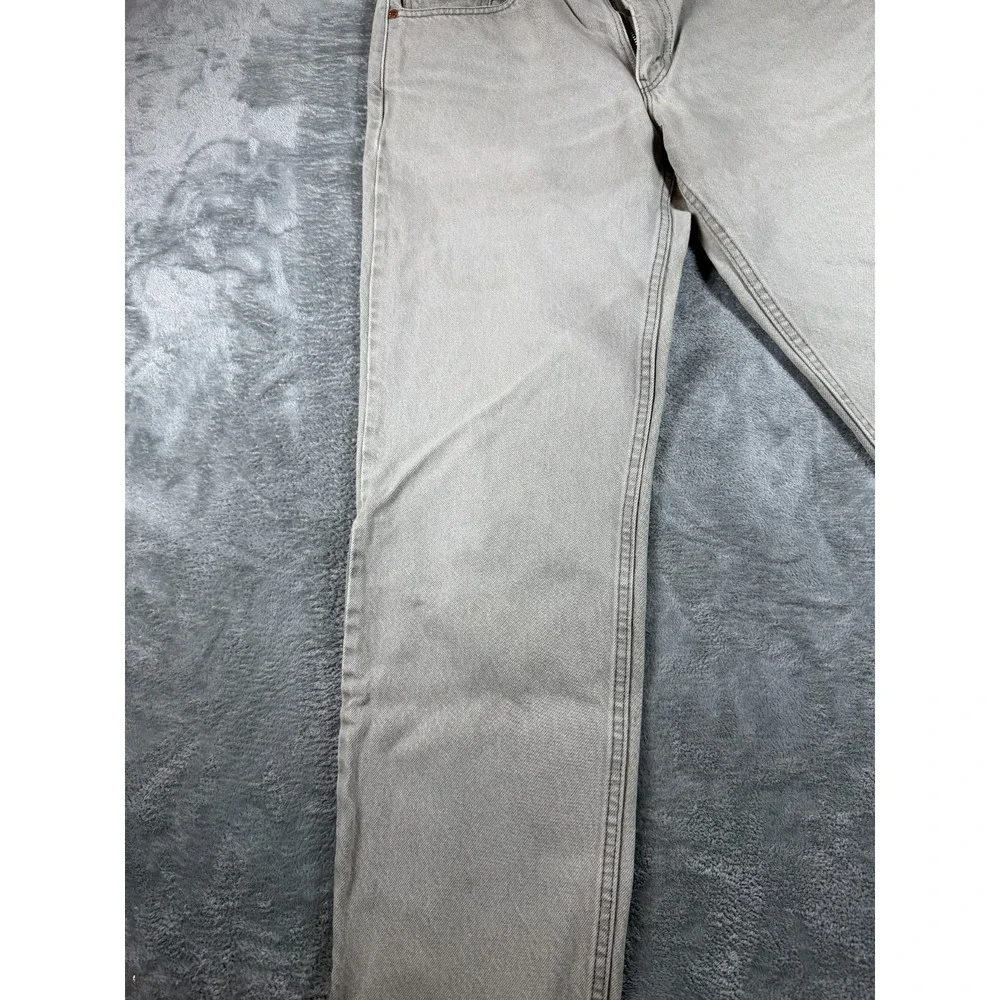 Vtg Levi's 550 Relaxed Fit Jeans Men's 34x34 Gray USA Made 80s 90s Tapered Leg
